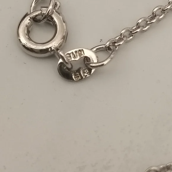 Emerald Square Halo Necklace - Green Crystal Pendant - Picture 3 of 4